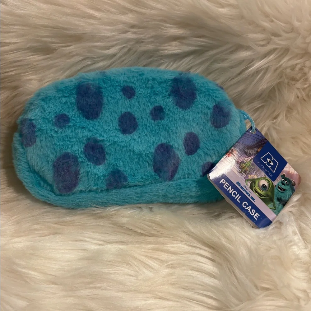 Disney Monsters Inc Soft Plush Sully Pencil Case NWT
